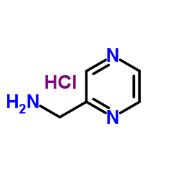 1-(2-Pyrazinyl)methanamine hydrochloride (1:1) Structure