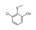 3-Chloro-2-(methylsulfanyl)phenol Structure