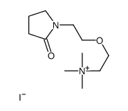 trimethyl-[2-[2-(2-oxopyrrolidin-1-yl)ethoxy]ethyl]azanium,iodide结构式