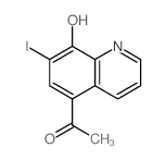 1-(8-Hydroxy-7-iodo-5-quinolinyl)ethanone Structure