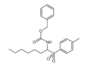 benzyl (1-tosylheptyl)carbamate Structure