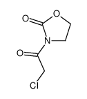 3-(Chloroacetyl)-1,3-oxazolidin-2-one Structure