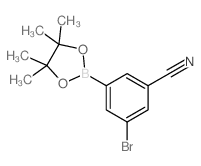 3-Bromo-5-(4,4,5,5-tetramethyl-1,3,2-dioxaborolan-2-yl)benzonitrile picture