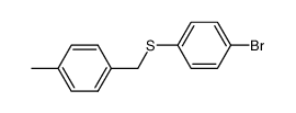 4-methylbenzyl 4'-bromophenyl sulfide结构式