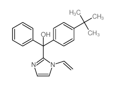1H-Imidazole-2-methanol,a-[4-(1,1-dimethylethyl)phenyl]-1-ethenyl-a-phenyl- structure