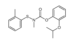 (2-propan-2-yloxyphenyl) N-methyl-N-(2-methylphenyl)sulfanylcarbamate Structure