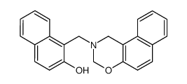 1-[1H-Naphth[1,2-e][1,3]oxazin-2(3H)-ylmethyl]-2-naphthol结构式