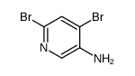 3-AMINO-4,6-DIBROMOPYRIDINE Structure