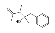 4-hydroxy-3,4-dimethyl-5-phenylpentan-2-one Structure