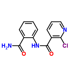 N-(2-CARBAMOYL-PHENYL)-2-CHLORO-NICOTINAMIDE结构式