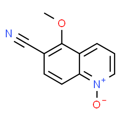 6-Quinolinecarbonitrile,5-methoxy-,1-oxide(9CI)结构式
