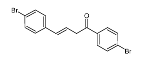 1,4-bis(4-bromophenyl)but-3-en-1-one结构式