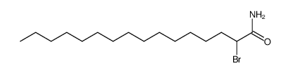 2-bromo-hexadecanoic acid amide结构式