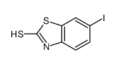 6-碘-2-疏基苯并噻唑结构式