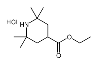 2,2,6,6-Tetramethyl-4-piperidinecarboxylic Acid Ethyl Ester Hydrochloride结构式