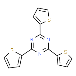 2,4,6-三(噻吩-2-基)-1,3,5-三嗪结构式