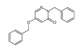 2-benzyl-5-phenylmethoxypyridazin-3-one Structure
