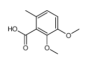 2,3-dimethoxy-6-methylbenzoic acid结构式