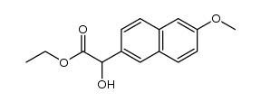 ethyl 6-methoxy-2-naphthylglycolate结构式