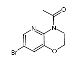 1-(7-bromo-2H-pyrido[3,2-b][1,4]oxazin-4 (3H)-yl)ethyl ketone结构式