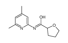 2-Furancarboxamide,N-(4,6-dimethyl-2-pyridinyl)tetrahydro-(9CI) Structure