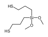3-[dimethoxy(3-sulfanylpropyl)silyl]propane-1-thiol结构式