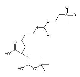 N2-[(1,1-dimethylethoxy)carbonyl]-N6-[[2-(methylsulphonyl)ethoxy]carbonyl]-L-lysine picture