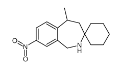 5-methyl-8-nitrospiro[1,2,4,5-tetrahydro-2-benzazepine-3,1'-cyclohexane] Structure