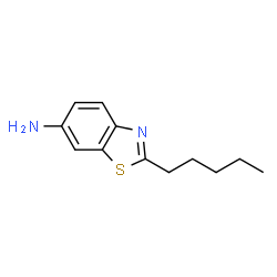 6-Benzothiazolamine,2-pentyl-(9CI) Structure