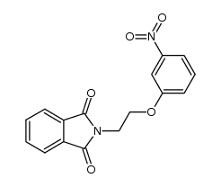 N-(2-(3-nitrophenoxy)ethyl)phthalimide结构式