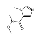 N-methoxy-N,3-dimethylimidazole-4-carboxamide Structure