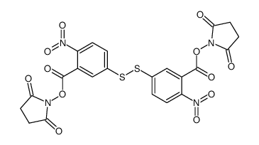 5,5'-dithiobis(2-nitrobenzoic acid succinimidyl diester) Structure