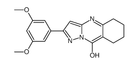 Pyrazolo[5,1-b]quinazolin-9-ol, 2-(3,5-dimethoxyphenyl)-5,6,7,8-tetrahydro- (9CI)结构式
