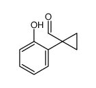 1-(2-hydroxyphenyl)cyclopropane-1-carbaldehyde结构式
