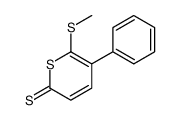 6-methylsulfanyl-5-phenylthiopyran-2-thione Structure
