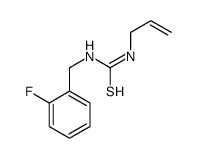 1-[(2-fluorophenyl)methyl]-3-prop-2-enylthiourea Structure