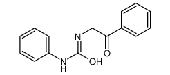 1-phenacyl-3-phenylurea Structure