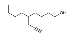 5-prop-2-ynylnonan-1-ol结构式