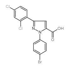 1-(4-bromophenyl)-3-(2,4-dichlorophenyl)-1h-pyrazole-5-carboxylic acid Structure