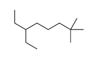 6-ethyl-2,2-dimethyloctane Structure