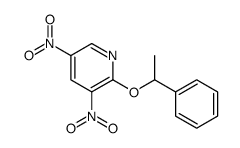 3,5-dinitro-2-(1-phenylethoxy)pyridine结构式