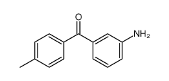 (3-aminophenyl)-(4-methylphenyl)methanone结构式