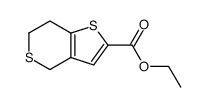 6,7-Dihydro-4H-thieno[3,2-c]thiopyran-2-carboxylic acid ethyl ester Structure