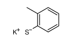 o-toluenethiol potassium salt Structure