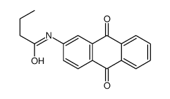 N-(9,10-dioxoanthracen-2-yl)butanamide Structure