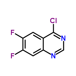 4-Chloro-6,7-difluoroquinazoline Structure