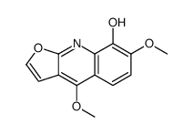 4,7-dimethoxyfuro[2,3-b]quinolin-8-ol Structure