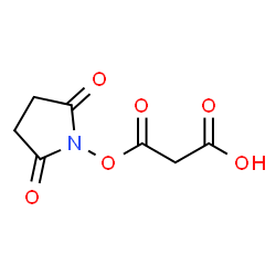 3-[(2,5-Dioxo-1-pyrrolidinyl)oxy]-3-oxopropanoic acid Structure