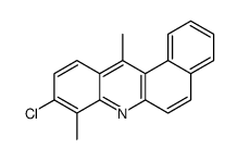 9-Chloro-8,12-dimethylbenz[a]acridine结构式