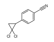 4-(2,2-dichlorocyclopropyl)benzonitrile结构式